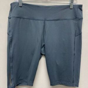 NWOT TOMMIE COPPER Women’s Slate Gray Performance Stretch Bike Shorts - Size XL